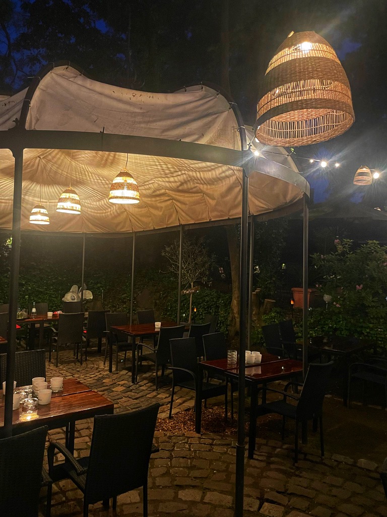 Biergarten by Night